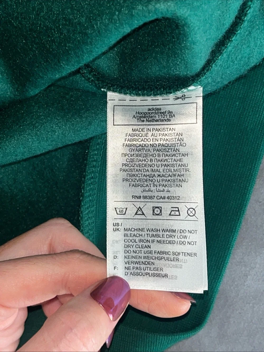 NWT Adidas Men’s Crewneck Sweatshirt in Green